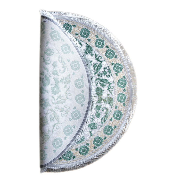 فرش ماشینی 1200 شانه گل برجسته تراکم 3600 کد 1209 خاتون صدفی